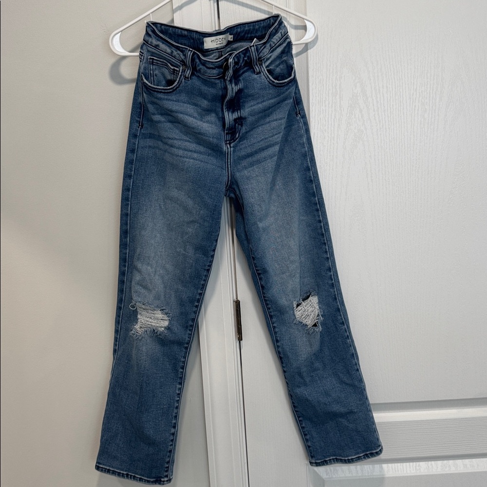 Hidden High Rise Blue Jeans